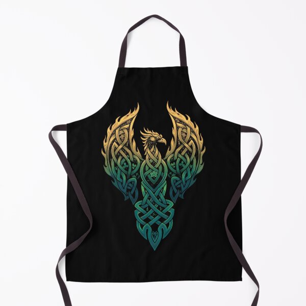 Item preview, Celtic Phoenix Rising – Emerald Knotwork & Shamrocks designed and sold by REAL IRISH GIFTS.
