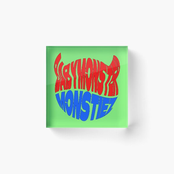 Item preview, Babymonster x Monstiez logo Red&Blue ver. kpop designed and sold by ShiroHero.