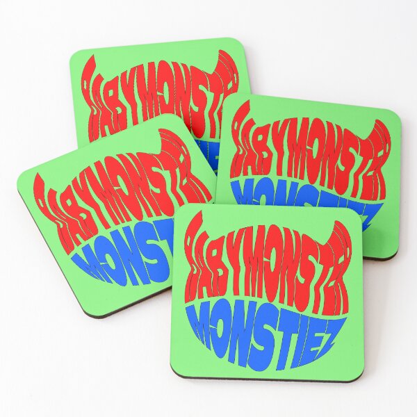 Item preview, Babymonster x Monstiez logo Red&Blue ver. kpop designed and sold by ShiroHero.