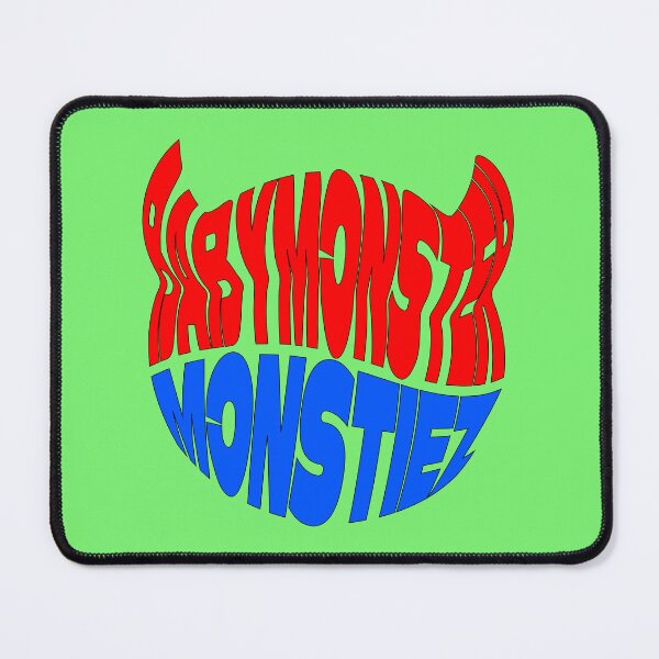 Item preview, Babymonster x Monstiez logo Red&Blue ver. kpop designed and sold by ShiroHero.