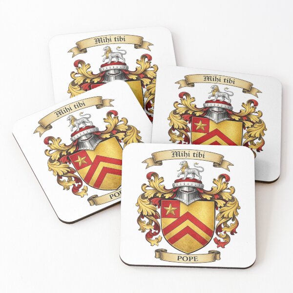 Item preview, The Pope Family Coat of Arms designed and sold by BagTown Clans.