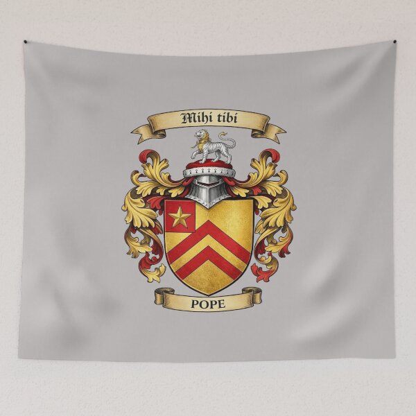 Item preview, The Pope Family Coat of Arms designed and sold by BagTown Clans.