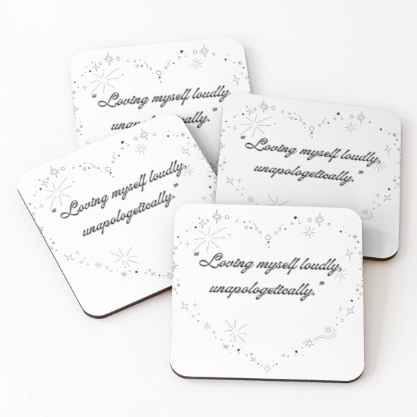 Item preview, Loving Myself Loudly - Unapologetic Self Love Heart Aesthetic designed and sold by Miheerala.