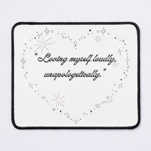 Item preview, Loving Myself Loudly - Unapologetic Self Love Heart Aesthetic designed and sold by Miheerala.