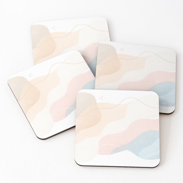 Item preview, Soft Pastel Abstract Shapes Minimal Aesthetic Design designed and sold by Andrei Cazan.