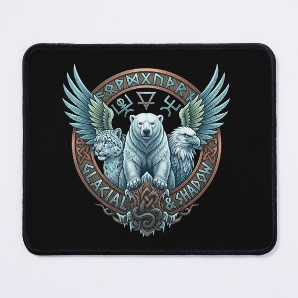 Item preview, Glacial & Shadow – Mythical Animal Emblem designed and sold by Dogandesighn.