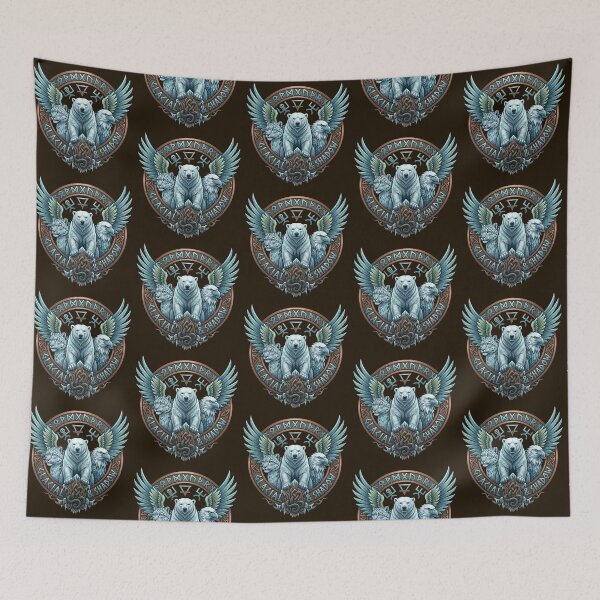Item preview, Glacial & Shadow – Mythical Animal Emblem designed and sold by Dogandesighn.