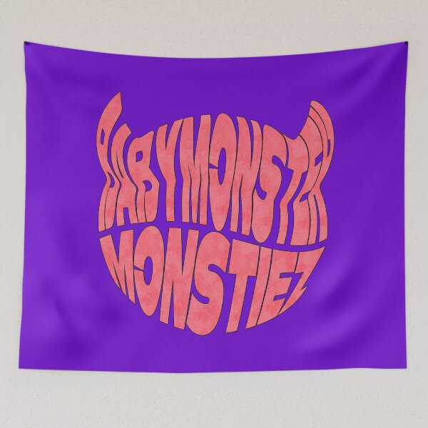 Item preview, Babymonster x Monstiez logo watercolor red ver. kpop designed and sold by ShiroHero.