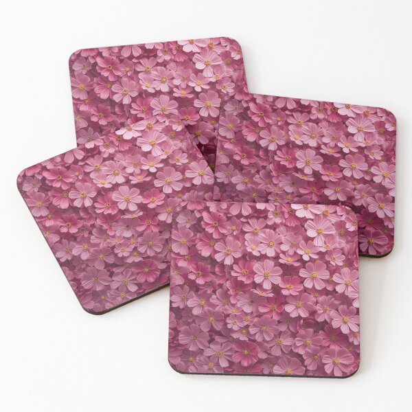 Item preview, Pink Cosmos Flowers - Pattern 2 designed and sold by AlinaSCorner.