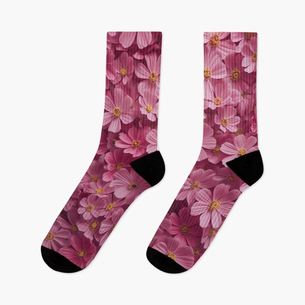 Item preview, Pink Cosmos Flowers - Pattern 2 designed and sold by AlinaSCorner.