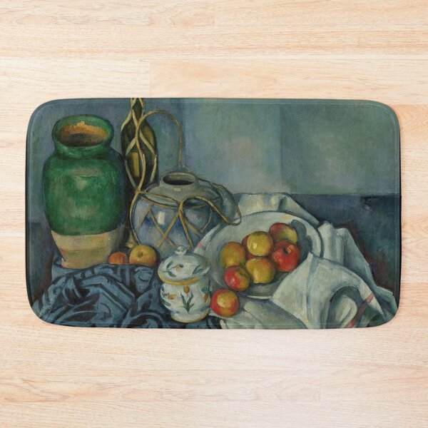 Item preview, Still Life With Apples by Paul Cézanne: Post Impressionist Fine Art Print designed and sold by artofuniverse.