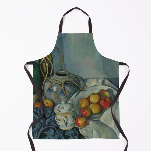 Item preview, Still Life With Apples by Paul Cézanne: Post Impressionist Fine Art Print designed and sold by artofuniverse.