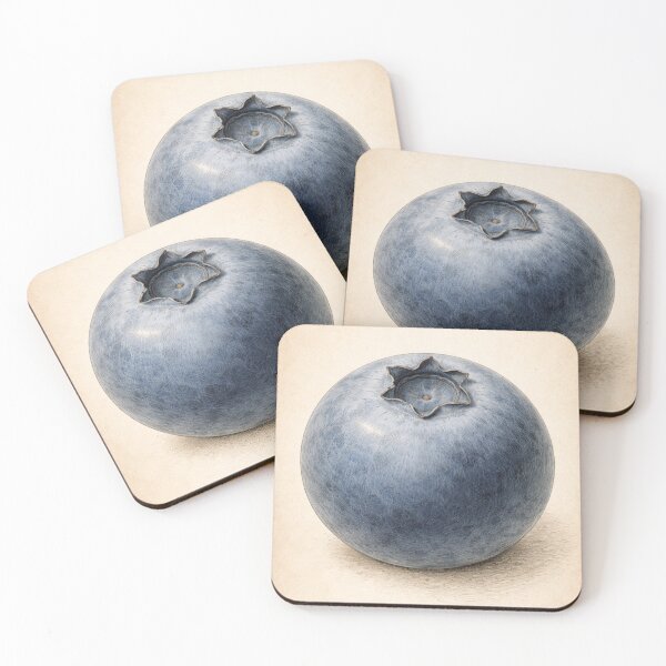 Item preview, Vintage Blueberry Botanical Illustration - Minimal Fruit Study Print designed and sold by Darlin8888.