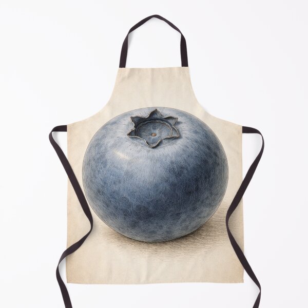 Item preview, Vintage Blueberry Botanical Illustration - Minimal Fruit Study Print designed and sold by Darlin8888.