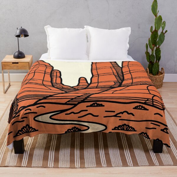 Item preview, Sedona Arizona Illustration designed and sold by Stripe Wall Studio.