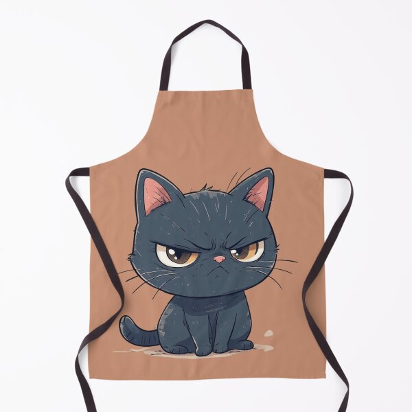 Item preview, Grumpy Black Cat Emoji designed and sold by sanorastyle.