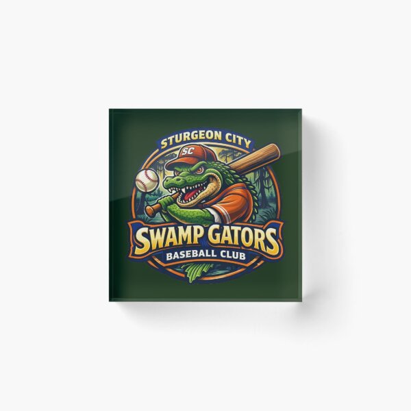 Item preview, Swamp Gators – Fierce Baseball Club Emblem designed and sold by Dogandesighn.