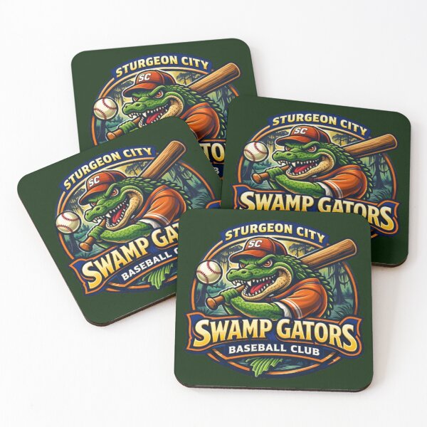Item preview, Swamp Gators – Fierce Baseball Club Emblem designed and sold by Dogandesighn.