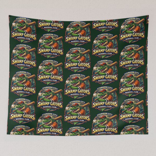 Item preview, Swamp Gators – Fierce Baseball Club Emblem designed and sold by Dogandesighn.