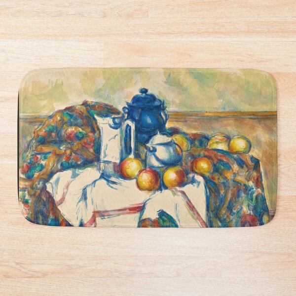Item preview, Still Life With Blue Pot by Paul Cézanne: Post Impressionist Fine Art Print designed and sold by artofuniverse.