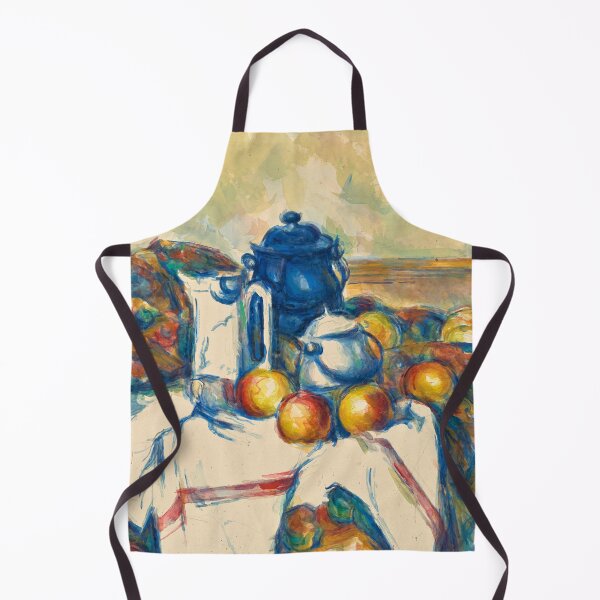 Item preview, Still Life With Blue Pot by Paul Cézanne: Post Impressionist Fine Art Print designed and sold by artofuniverse.