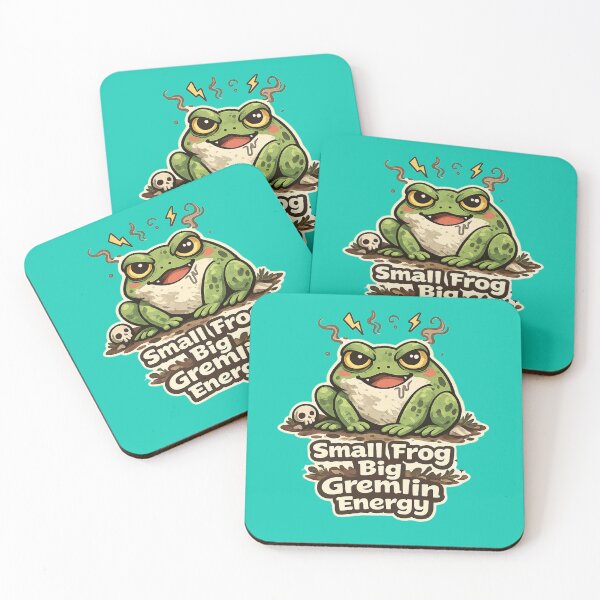 Item preview, Small frog, big gremlin energy designed and sold by FroggyOnly.