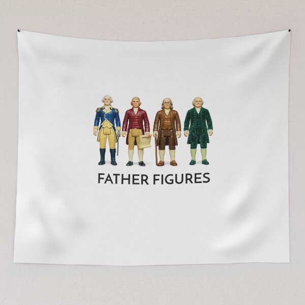 Item preview, Father Figures -- America 250 founders visual pun designed and sold by The Sporty Nerd.