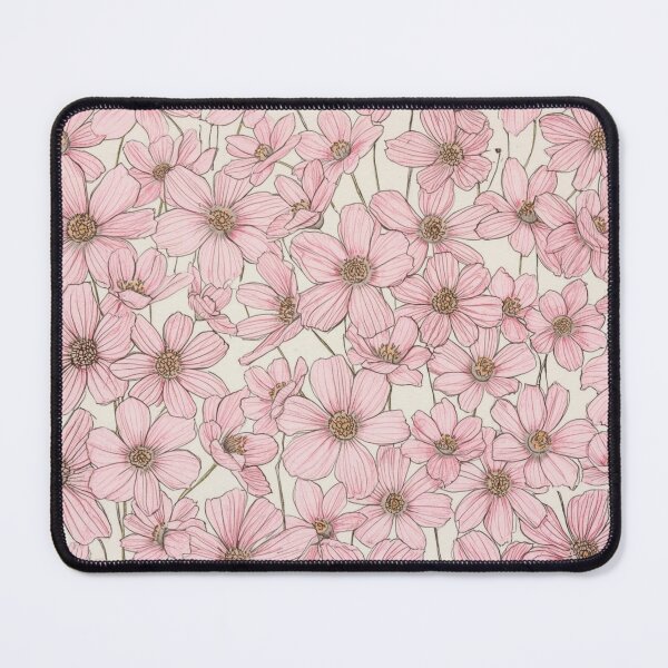 Item preview, Pink Cosmos Flowers - Pattern 3 designed and sold by AlinaSCorner.
