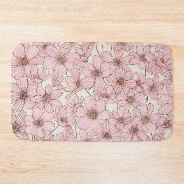 Item preview, Pink Cosmos Flowers - Pattern 3 designed and sold by AlinaSCorner.