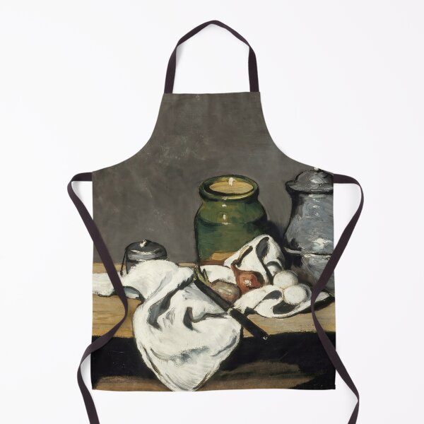 Item preview, Still Life With Kettle by Paul Cézanne: Post Impressionist Kitchen Art designed and sold by artofuniverse.