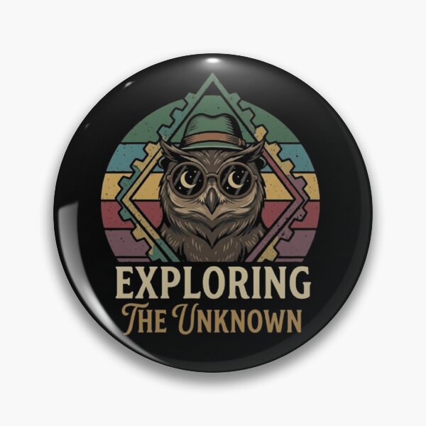 Item preview, Exploring the Unknown – Celestial Owl Emblem designed and sold by Dogandesighn.