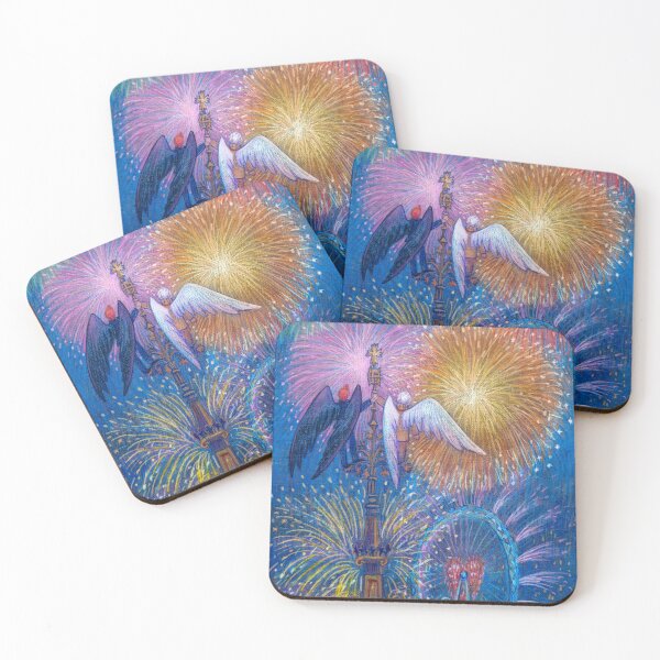 Item preview, Fireworks Above London designed and sold by illustore.
