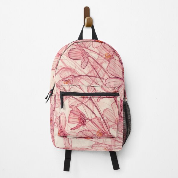 Item preview, Pink Cosmos Flowers - Pattern 4 designed and sold by AlinaSCorner.
