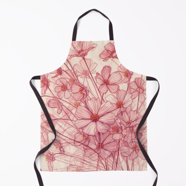 Item preview, Pink Cosmos Flowers - Pattern 4 designed and sold by AlinaSCorner.