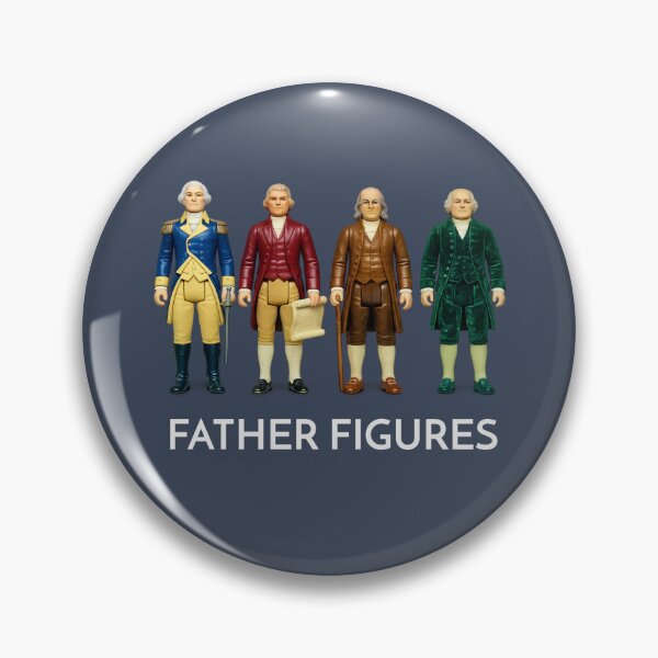 Item preview, Father Figures -- America 250 founders visual pun designed and sold by The Sporty Nerd.