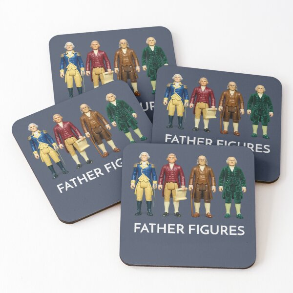 Item preview, Father Figures -- America 250 founders visual pun designed and sold by The Sporty Nerd.