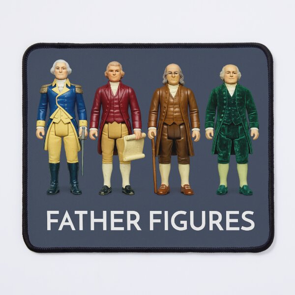 Item preview, Father Figures -- America 250 founders visual pun designed and sold by The Sporty Nerd.