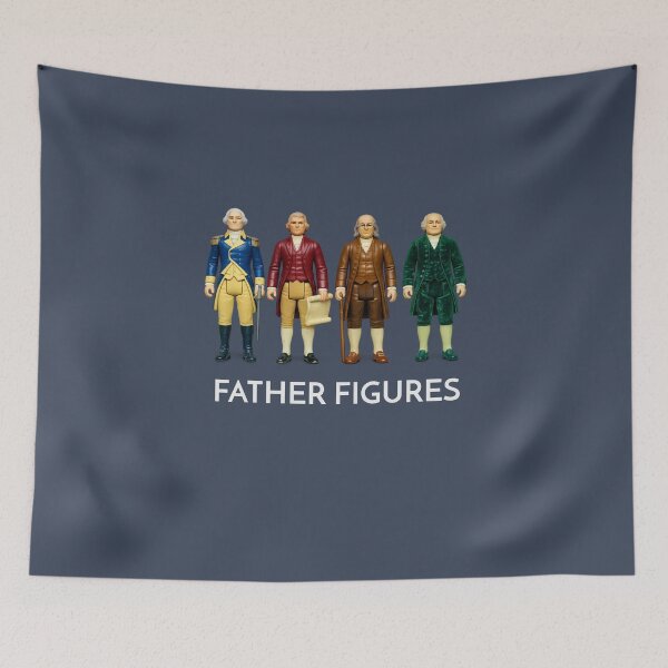 Item preview, Father Figures -- America 250 founders visual pun designed and sold by The Sporty Nerd.