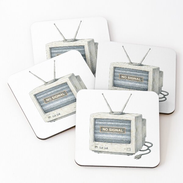 Item preview, Retro CRT Monitor – No Signal Sticker Illustration designed and sold by Felixuss.