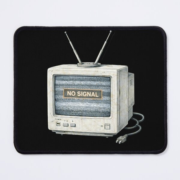 Item preview, Retro CRT Monitor – No Signal Sticker Illustration designed and sold by Felixuss.