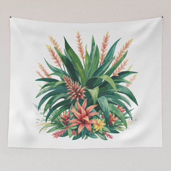 Item preview, Blooming Emerald: Vibrant Sansevieria Watercolor designed and sold by GreenBotanist.
