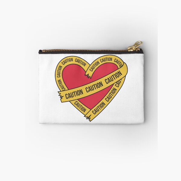 Item preview, Caution Tape Heart - Warning Graphic Art designed and sold by Ram94.