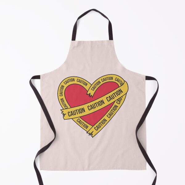 Item preview, Caution Tape Heart - Warning Graphic Art designed and sold by Ram94.