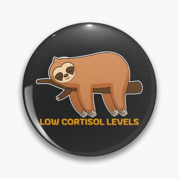 Item preview, Low Cortisol Levels Funny Sloth – Chill Sloth Relaxation Humor Design designed and sold by ArcticFoxStudio.