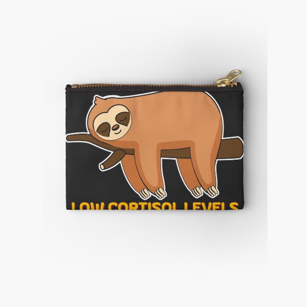 Item preview, Low Cortisol Levels Funny Sloth – Chill Sloth Relaxation Humor Design designed and sold by ArcticFoxStudio.