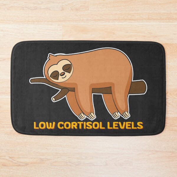 Item preview, Low Cortisol Levels Funny Sloth – Chill Sloth Relaxation Humor Design designed and sold by ArcticFoxStudio.