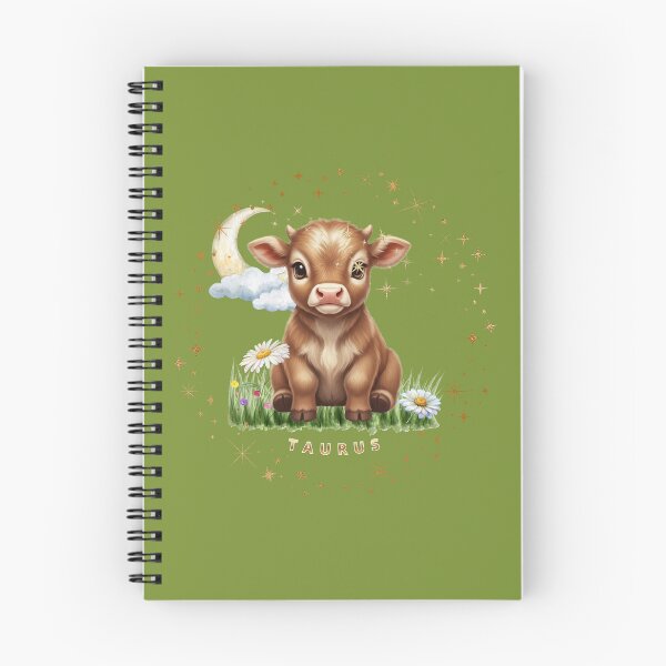 Item preview, Cute Taurus Zodiac Bull Wall Art - Kids Astrology Animal Dekor designed and sold by EnlightArt.