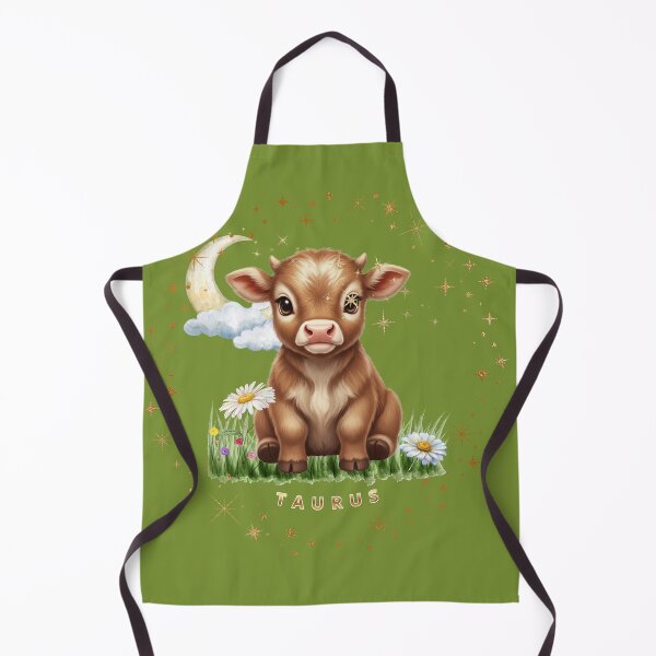 Item preview, Cute Taurus Zodiac Bull Wall Art - Kids Astrology Animal Dekor designed and sold by EnlightArt.