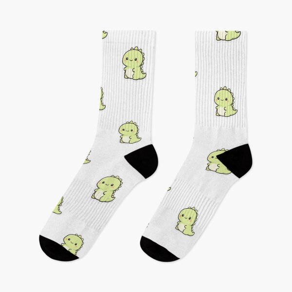 Item preview, Cute Kawaii Baby Dinosaur Sticker designed and sold by margin white.