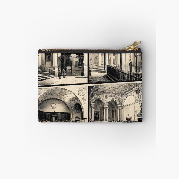 Item preview, Old Soane Bank Of England London - Demolished 1920s | Duotone Risograph Art designed and sold by WAUZ.